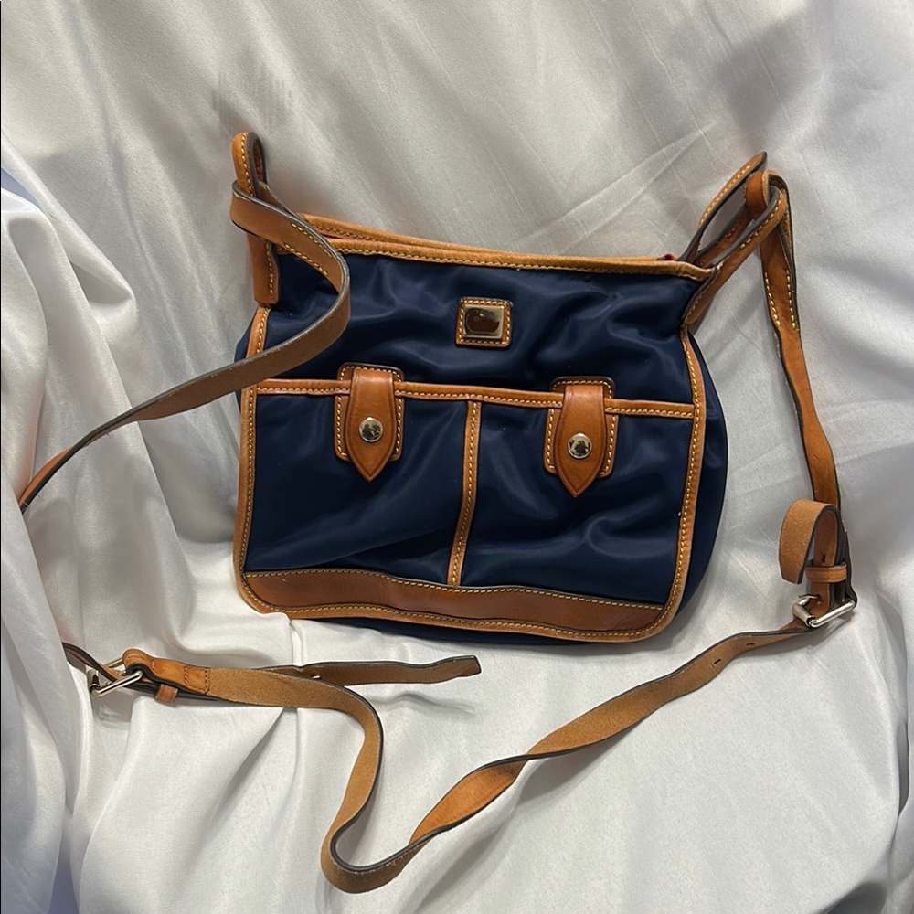 Stylish Navy and Tan Women's Bag